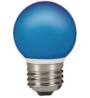 Sylvania Led Kogel 0,5W E27 Blauw IP44 10Lm Opaal 5410288268859