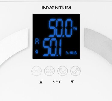 Inventum PW720BG digitale weegschaal 8712876030891