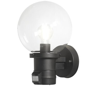 Konstsmide 7321-750 Nemi buitenlamp met bewegingsmelder zwart 7318307321753