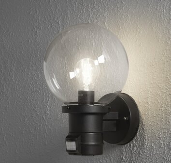 Konstsmide 7321-750 Nemi buitenlamp met bewegingsmelder zwart 7318307321753