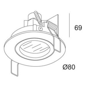Deltalight 202 11 13 Alu Ringo S1 inbouwspot 5414823003509