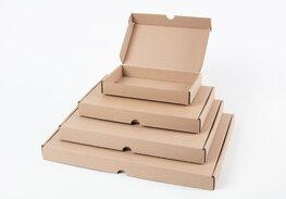 Brievenbusdoosje 255mmx160mmx28mm. A5 bruin f427 e-golf 50 stuks