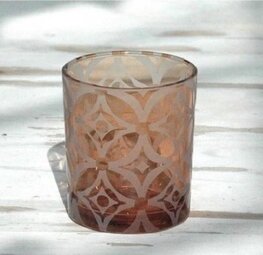 Waxinelichthouder theelichthouder Windy Hill Jack bruin