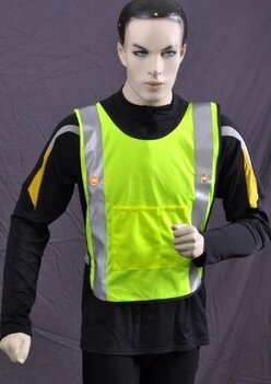 Veiligheidsvest met verlichting - 6 LED - Safeways HiViz hesje 8717438545103