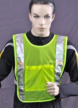 Veiligheidsvest met LED verlichting - 6 LED - HiViz reflecterend Safeways 8717438545004