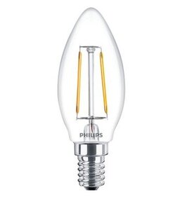 Philips Classic LEDcandle E14 Filament Helder 2.5W 2700K 8718696574072