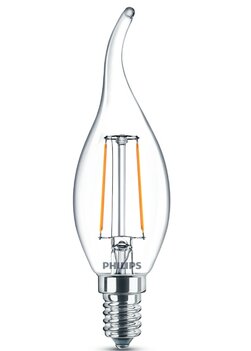 Philips Filament E14 LED kaars met tip 2W (25W) 8718696573877