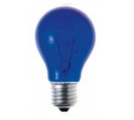Gloeilamp blauw E27 230V 15W Konstsmide